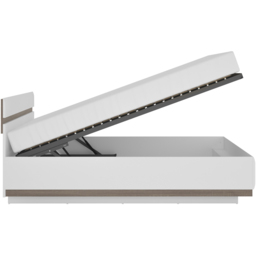 Florence Chelsea King Size White and Oak Bedroom Bed - Furniture to Go - Wilko - thumbnail 4
