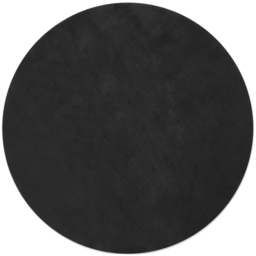 tectake Zonelle Black Short Pile Ultra Soft Rug 120 x 120cm - Size: 66 x 57 x 146cm - Silver - Wilko