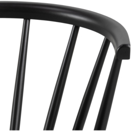 Florence Ida Set of 2 Black Dining Chair - Furniture To Go - Wilko - thumbnail 7