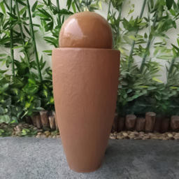 Heissner Mocca Rust Water Feature - Size: 31 x 31 x 65cm - Brown - Wilko - thumbnail 3