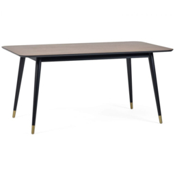 Julian Bowen Findlay Rectangular Table with Set of 4 Grey Hadid Chairs - Size: 4 Seater - Brown - Wilko - thumbnail 3