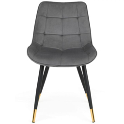 Julian Bowen Findlay Rectangular Table with Set of 4 Grey Hadid Chairs - Size: 4 Seater - Brown - Wilko - thumbnail 5