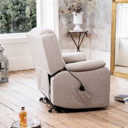 Artemis Home Marldon Beige Massage and Heat Electric Recliner Chair - Size: Single - Cream - Wilko - thumbnail 5