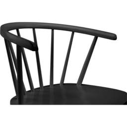 Julian Bowen Modena Set of 2 Black Dining Chair - Wilko - thumbnail 7