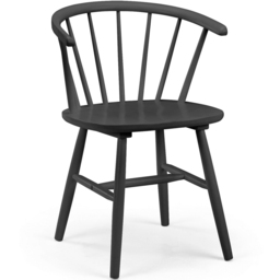 Julian Bowen Modena Set of 2 Black Dining Chair - Wilko - thumbnail 4