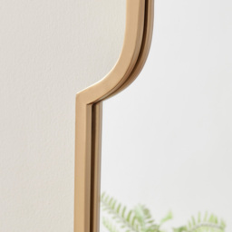 Furniturebox Clara Gold Moroccan Arch Metal Wall Mirror 150 x 60cm - Wilko - thumbnail 6