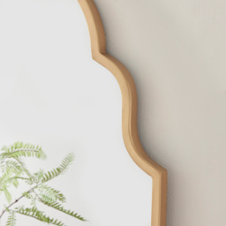 Furniturebox Clara Gold Moroccan Arch Metal Wall Mirror 150 x 60cm - Wilko - thumbnail 5