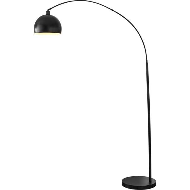 Furniturebox Adelaide Black Standing Lamp - Size: 35 x 110 x 198cm - Wilko - image 1