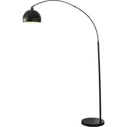 Furniturebox Adelaide Black Standing Lamp - Size: 35 x 110 x 198cm - Wilko - thumbnail 1