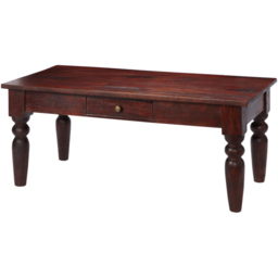 Brooklyn Esma Single Drawer Dark Mango Coffee Table - Brown - Wilko - thumbnail 3