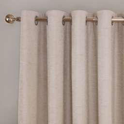 Delphine Chenille Blackout Curtain Ivory 168cm x 137cm - Size: W 168 x D 137cm - Wilko - thumbnail 4