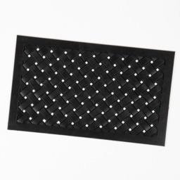 Esselle Home Reddish Black Rubber Doormat 45 x 75cm - Wilko - thumbnail 4