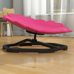 Tommy Toys Pink Kids Flower Shaped Swivel Sensory Spinning Chair - Size: 29 x 50 x 54cm - Wilko - thumbnail 5