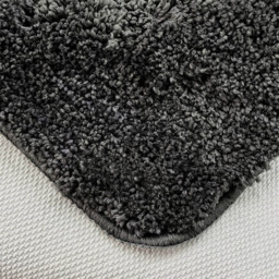 Velosso Linear Black Bath Mat Set - Size: 50 x 80 x 1cm - Wilko - thumbnail 4