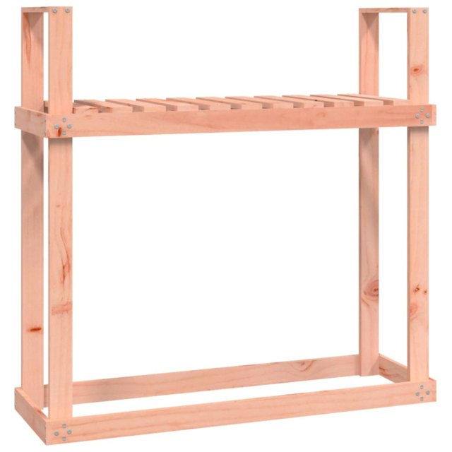 vidaXL Solid Douglas Wooden Firewood Rack 110 x 35 x 108.5cm - Size: 108.5 x 110 x 35cm - n/a - Wilko - image 1