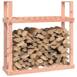 vidaXL Solid Douglas Wooden Firewood Rack 110 x 35 x 108.5cm - Size: 108.5 x 110 x 35cm - n/a - Wilko - thumbnail 4