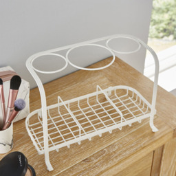 Ricomex Cream Hair Dryer and Straightener Holder - Size: 19.1 x 28.7 x 15.7cm - Wilko - thumbnail 6