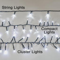 The Christmas Centre 200 Warm White LED Multifunction Green Cable String Light 20m - Size: 2000 x 0.5 x 1cm - Wilko - thumbnail 7