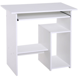 Portland Compact Small Computer Desk White - Size: 80 x 45 x 73cm - Wilko - thumbnail 3