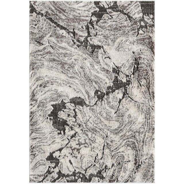 Desire Rugs Eleanor Grey Abstract Embossed Rug 120 x 170cm - Size: 120 x 170 x 2cm - Wilko - image 1