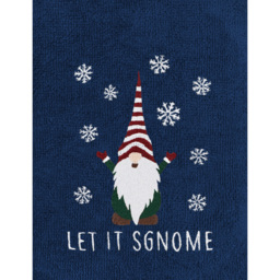 Noel Square Xmas Gonks Navy Hand Towel 2 Pack - Size: 66 x 41 x 1cm - Wilko - thumbnail 4