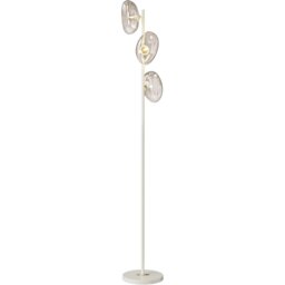 Jaelyn 3 Light Floor Lamp Cream - Wilko