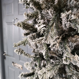 Samuel Alexander Green Flocked Indoor Christmas Tree Arch with Snow Tips 8ft - Premier Decorations Ltd - Wilko - thumbnail 4
