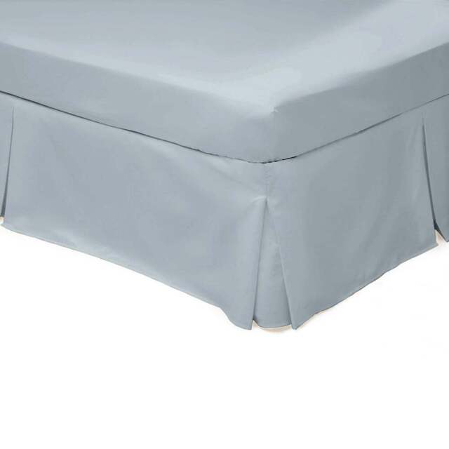 Serene Double Duck Egg Platform Valance - Blue - Wilko - image 1