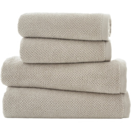 Deyongs Romeo Stone Bath Sheet - Size: 85 x 145cm - Cream - Wilko - thumbnail 1