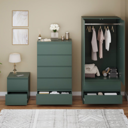 VIDA DESIGNS Denver Green 3 Piece Bedroom Furniture Set - Wilko - thumbnail 6
