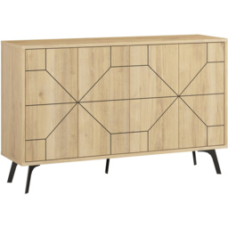 Decortie Dune Oak Console Sideboard - Cream - Wilko - thumbnail 3