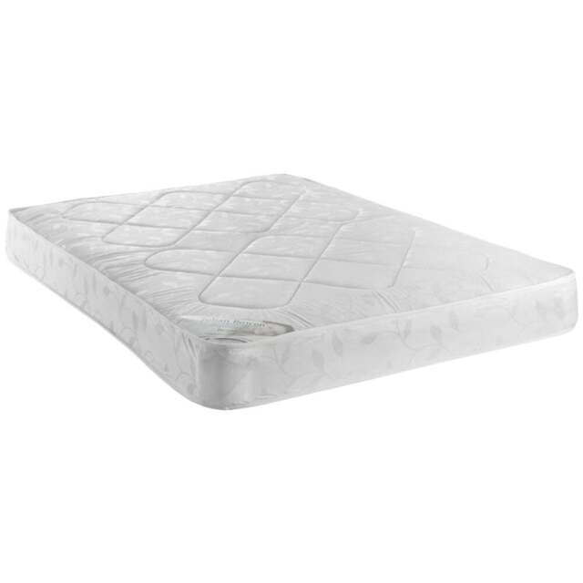 Julian Bowen Double Premier Bonnel Spring Mattress - White - Wilko - image 1
