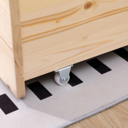 Portland Wood House 2 Drawer Natural Style B Kids Bed Frame - Size: Single - Yellow - Wilko - thumbnail 5