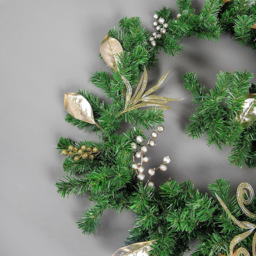 Shatchi LED Wooden House Tabletop Christmas Decoration - Size: 66 x 12 x 8cm - Brown - Wilko - thumbnail 4