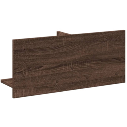 vidaXL 70 x 16.5 x 30cm Brown Wall Shelf - Size: 30 x 16.5 x 70cm - Wilko - thumbnail 6