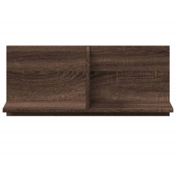vidaXL 70 x 16.5 x 30cm Brown Wall Shelf - Size: 30 x 16.5 x 70cm - Wilko - thumbnail 4