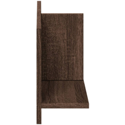 vidaXL 70 x 16.5 x 30cm Brown Wall Shelf - Size: 30 x 16.5 x 70cm - Wilko - thumbnail 5