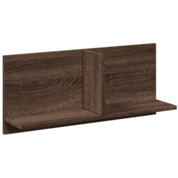 vidaXL 70 x 16.5 x 30cm Brown Wall Shelf - Size: 30 x 16.5 x 70cm - Wilko - thumbnail 3