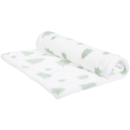 Sage Christmas Tree Faux Fur Throw - Sage - Wilko - thumbnail 4