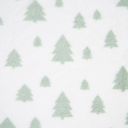 Sage Christmas Tree Faux Fur Throw - Sage - Wilko - thumbnail 6