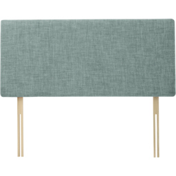 Bedmaster Valencia Double Duck Egg Linen Plain Headboard - Blue - Wilko - thumbnail 3