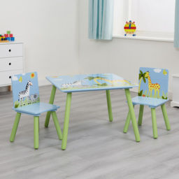 Liberty House Toys Kids Safari Table and Chairs Set - Size: 44 x 60 x 60cm - Wilko - thumbnail 3