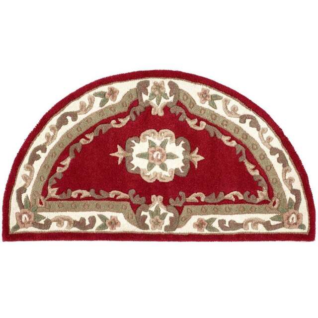 Origins Shensi Wine Half Moon Rug 67 x 127cm - Red - Origins Rugs - Wilko - image 1