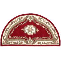 Origins Shensi Wine Half Moon Rug 67 x 127cm - Red - Origins Rugs - Wilko - thumbnail 1