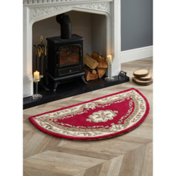 Origins Shensi Wine Half Moon Rug 67 x 127cm - Red - Origins Rugs - Wilko - thumbnail 3