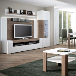 Florence Toronto 2 Door 2 Shelf Wide TV Unit - White - Furniture To Go - Wilko - thumbnail 7