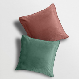 Velosso Luna Dusky and Sage Filled Cushion 43 x 43cm 2 Pack - Multi - Wilko - thumbnail 3