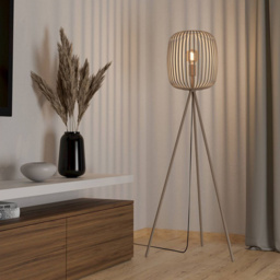 EGLO Romazzina Sandy Tri Floor Lamp - Size: 32.5 x 32.5 x 140.5cm - Wilko - thumbnail 3