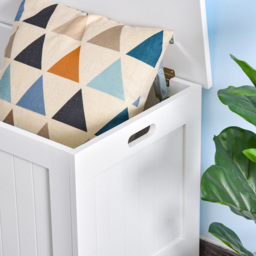 Portland Large Storage Box - Size: 81 x 40 x 46cm - White - Wilko - thumbnail 5