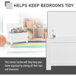 Portland Large Storage Box - Size: 81 x 40 x 46cm - White - Wilko - thumbnail 7